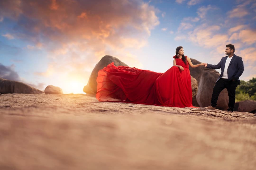 Couple at sunset