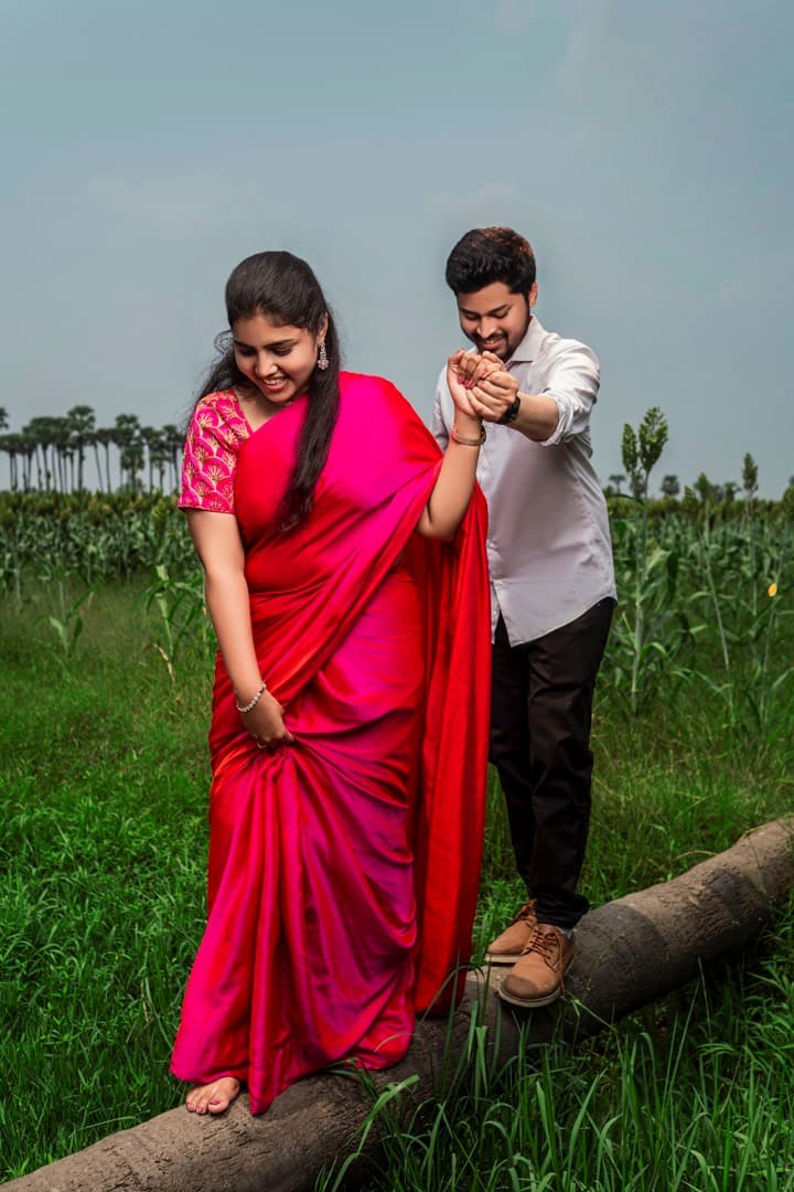 Red Saree