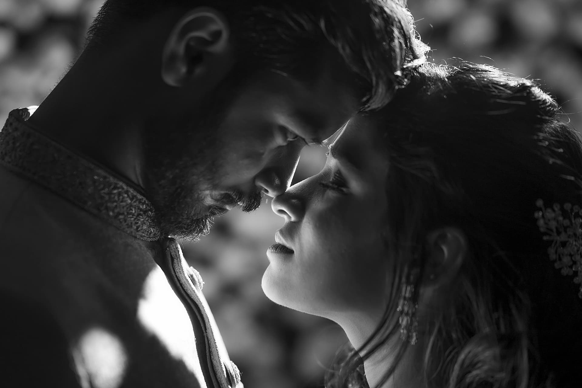 Intimate connection captured in black and white - the essence of emotional storytelling