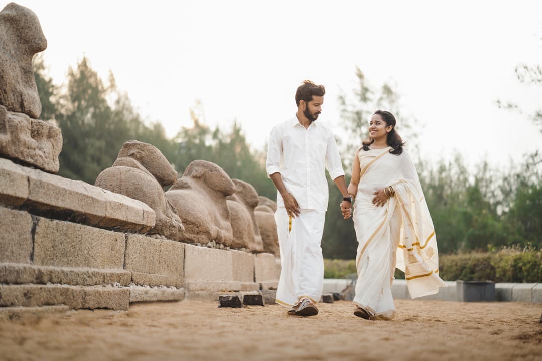 Themed pre-wedding portrait